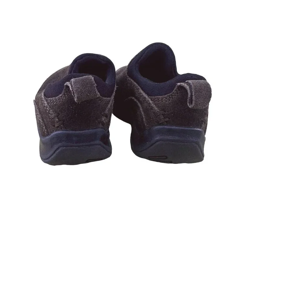 Lands End Brown Suede Loafers Boys Size 5 Slip on
